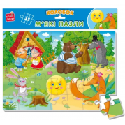 Гра розвиваюча м'які пазли А4 Колобок